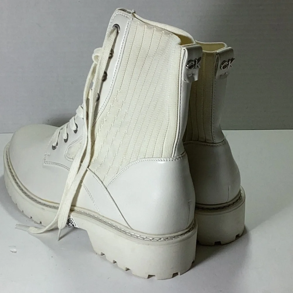 CALVIN KLEIN   Samica Womens Faux Leather. Note: Floor sample No Box
